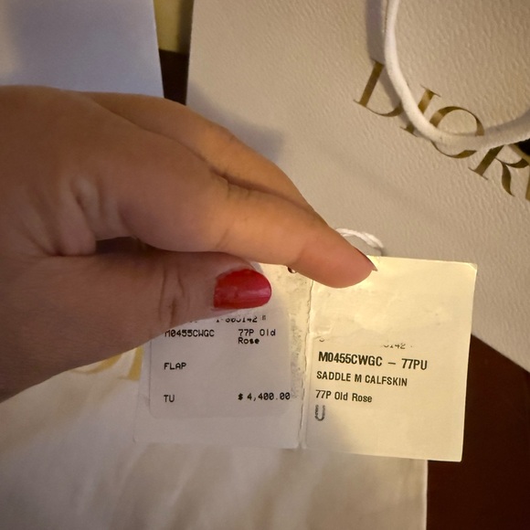 Dior Blush Pink Saddle Bag - Picture 14 of 14